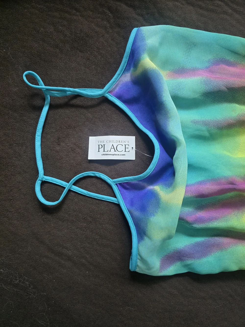 The Children's Place Tie-Dye Dance Dress - Blue, Purple, Green